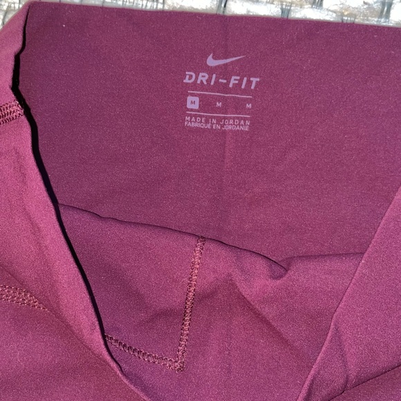 Maroon Nike dri-fit leggings - Picture 2 of 3